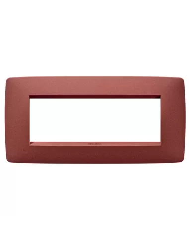 Gewiss gw16106vr une plaque rubis 6p